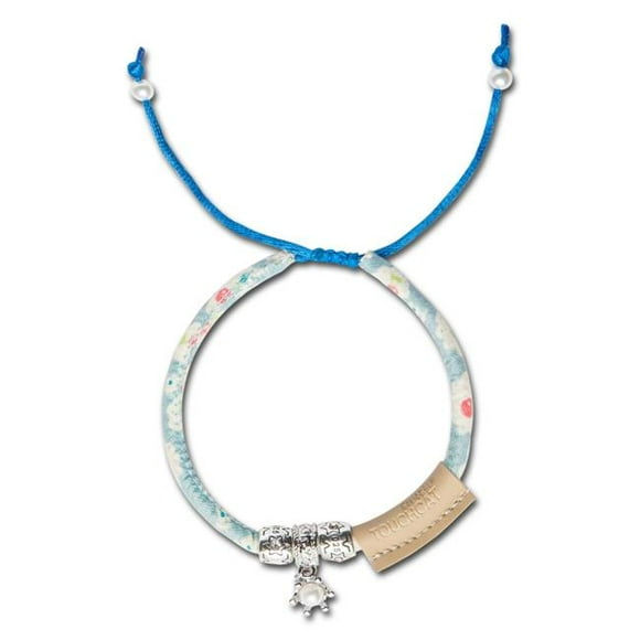 Touchcat CTCL2BL Lucky Charms Designer Cable Necklace Cat Collar - Blue - One Size