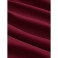 thumbnail image 3 of Womens Burgundy Halter Neck Ruched Waist A-Line Mini Dress, 3 of 5