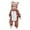 Brown, variant on Edvintorg 0-3Years Winter Newborn Baby Jumpsuit Hooded Fleece Rompers Long Sleeve Baby Onesies Outwear Outfits with Zipper Infant Rompers