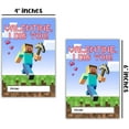 thumbnail image 3 of Lashicorn Mine I Dig You Valentines Day Class Cards  30 pack 4x6 Boys Craft Gamer Legends School Valentine Exchange Box, 3 of 5