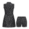 thumbnail image 4 of Yuyamidu Black Leopard Print Womens Golf Dress Built in Shorts Sports Activewear Dresses with Pockets Golf Clothes for Women Sleeveless Tennis Dress Size XS, 4 of 7