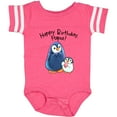 thumbnail image 3 of Inktastic Happy Birthday, Papa- Cute Penguins Boys or Girls Baby Bodysuit, 3 of 5