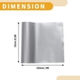 thumbnail image 4 of Envoltura Protectora de Automóvil Tono Plateado Mate Única 152x15cm 5.5mil Cloruro de Polivinilo 1 Pc Universal, 4 of 7