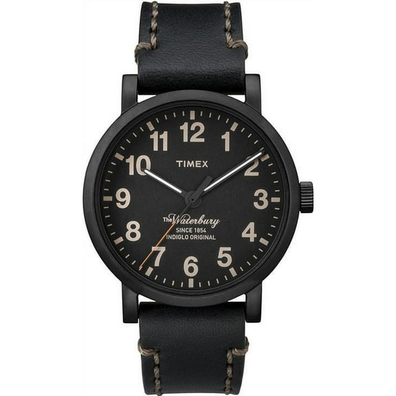 Timex Men's The Waterbury Leather Strap Watch TW2P59000