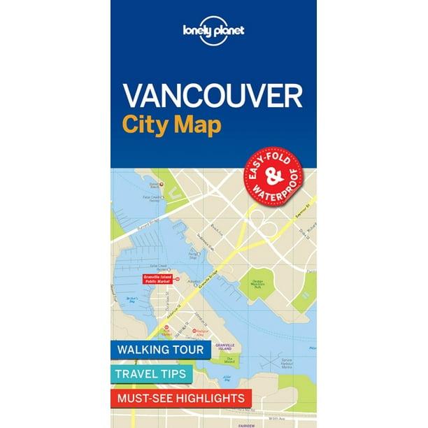 Vancouver city map folded map 9781786576606