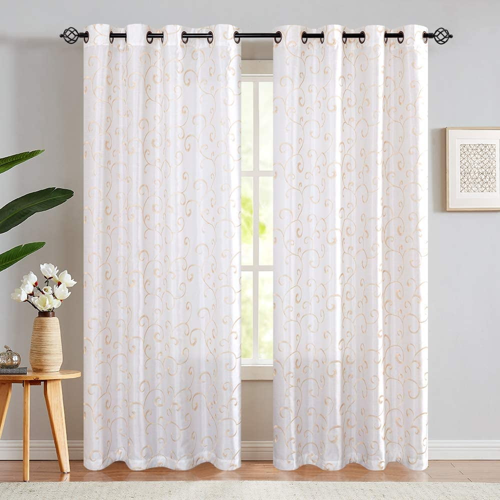 Faux Silk Reversible Curtains - Choice of Colour Pair of Size & Accessories 
