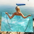 thumbnail image 5 of Guanhe Summer Microfiber Kids Beach Towel Super Lightweight Colorful Bath Towel Sandproof Beach Blanket Multi-Purpose Towel For Travel Swimming Pool 30x60 Inch, 5 of 6