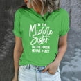 thumbnail image 3 of Fesfesfes Essentials Shirt Women Funny Printed Pattern Casual Fashion Soild Color Short Sleeve Tops Blouse Short Sleeve T Shirt 2XL(US:12), 3 of 7