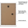 thumbnail image 5 of Americanflat 12" x 18" Gallery-Style Picture Frame with Mat to Secure Artwork, Prints, and Photos - White, 5 of 8
