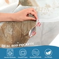 thumbnail image 5 of Yayeee Kitchen Curtains Tier Set of 2 Light Filtering 57"x36" Over Sink Window Panels, Cute Halloween Pumpkins, 5 of 7