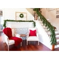thumbnail image 6 of 24" Real Touch Norfolk Pine Wreath - Christmas Wreath for Front Door, Faux Cedar - Green - by Guvpev, 6 of 6