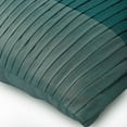 thumbnail image 2 of The HomeCentric Blue Throw Pillow Cover Couch, Pillow case, Throw Pillow Cover Pack of 2, 12x12 inch (30x30 cm) Art Silk Square Pillowcase, Color Block Pillow Cover, Striped - Shades Of Teal, 2 of 5