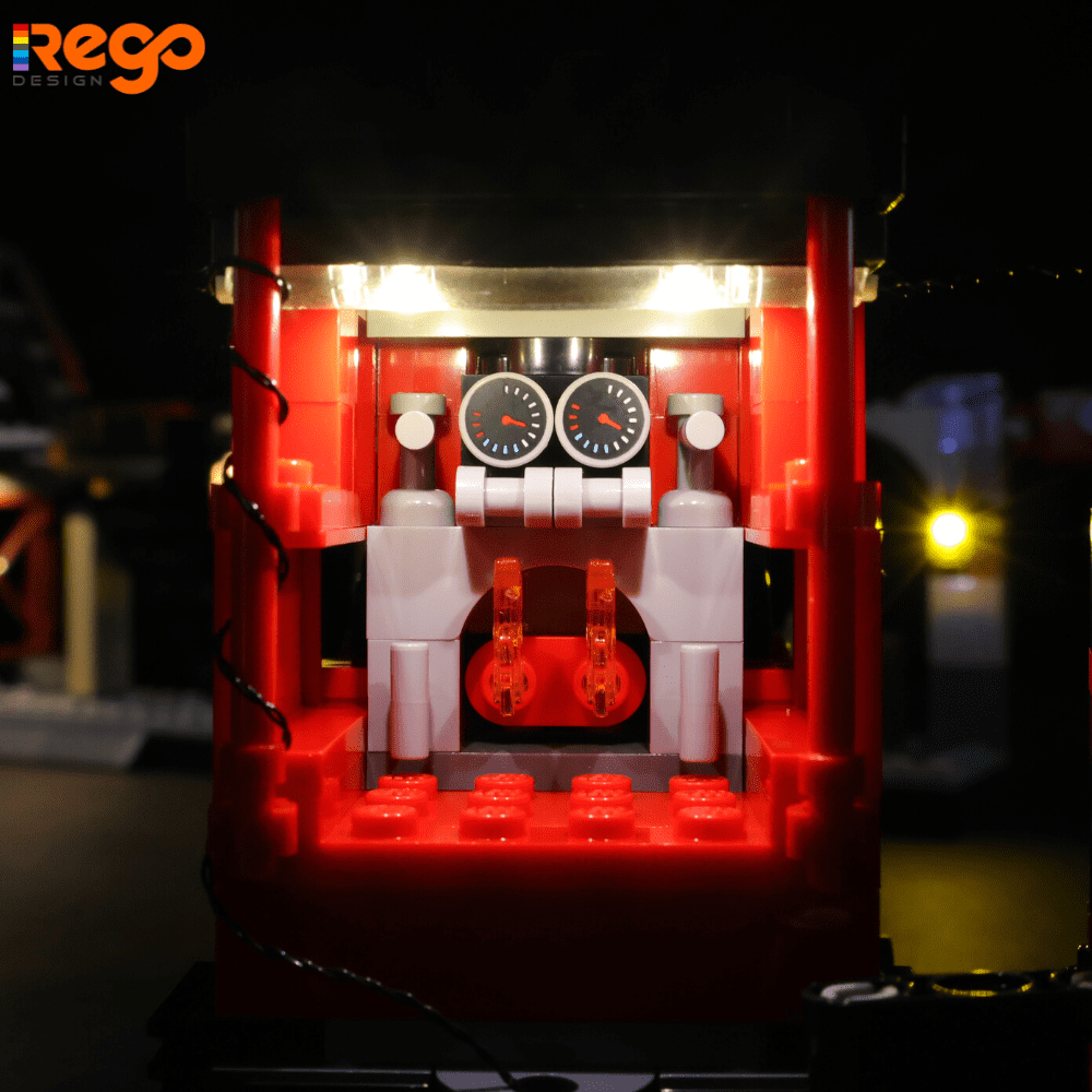 Rego Design IR Switch Lighting Set for Hogwarts Express Building Blocks Model, Light Kit Compatible with Lego 75955 (Not Include the Building Set)