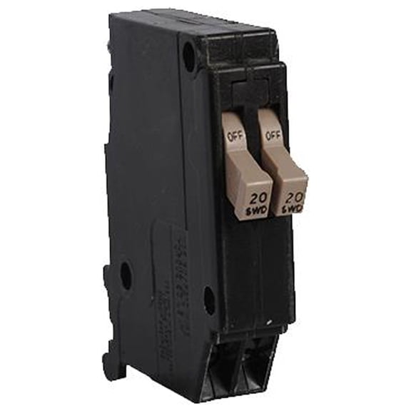 Eaton CHT2020 Cutler Hammer Tandem Single-Pole Circuit Breaker, 20A - Quantity 10