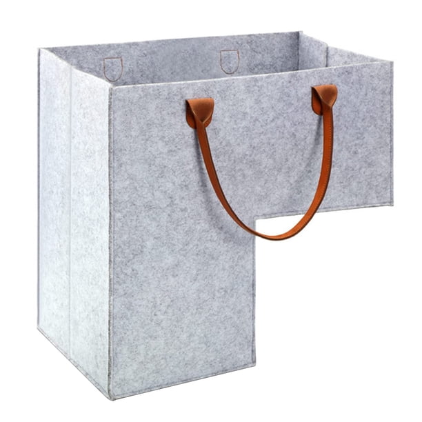 Kuymtek Almacenamiento para Escaleras en Forma L Organizador Cestas para Escaleras Estuche para Escaleras (gris Claro)
