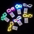 thumbnail image 2 of LED light string wine bottle stopper button battery box led copper wire lamp room layout decoration atmosphere small colored lights, 2 of 3