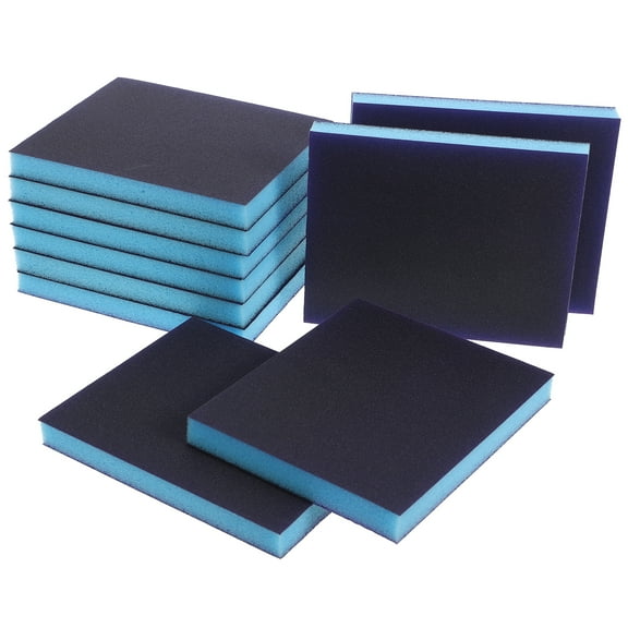 10 Pcs Sanding Sponge Sanding Pads Sand Paper for Wood Furniture Sanding Blocks for Wood