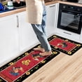 thumbnail image 6 of Farmhouse Kitchen Rugs and Mats Set of 2, Farm Sunflower Rooster Kitchen Rug, Washable Non Skid Floor Mat for Home Kitchen Decor - 17x29 and 17x47 Inch, 6 of 6