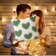 thumbnail image 5 of EUDIDV Valentine's Decor Cushion Cover Plushs Pillow Cover Valentine's Day Green Love Pillow Cover Living Room Sofa Decorative Cushion Cover Romantic Presents, 5 of 7
