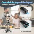 thumbnail image 4 of Magnetic Tripod for Phone,2 in 1 for Magsafe Stand＆ Clip Portable Pocket Size Selfie Stick for Android/iPhone,Phone Holder with Wireless Rechargeable Remote Control for Photography, Live Streaming, 4 of 14
