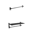 thumbnail image 1 of Toallero de baño Sunnimix 59 cm Negro montaje en pared, 1 of 8