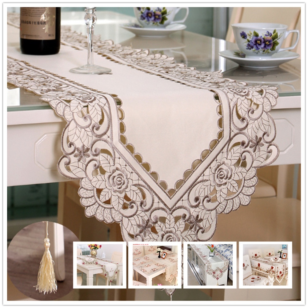 1Pcs Tea Table Cloth Art Pastoral Cotton Fabric Dining Tablecloth