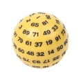 thumbnail image 2 of 100 Sided Polyhedral Family Game Entertainment Acrylic s for Yellow-2, 2 of 8