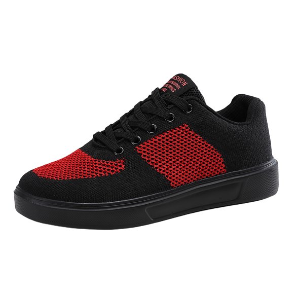 Men's Casual Shoes - Men's Summer Casual Shoes Lace up Casual Shoes for Men Leisure Couple Non- Flat Designer Shoes for Men Casual Mens Casual Dress Shoes Round Toe Breathable Mesh