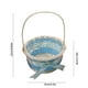 thumbnail image 3 of Cesta de Pascua CLLC, Cesta grande de conejito de Pascua, Cesta de Pascua de cuerda de algodón tejida con forma de huevo para bebés, ideal para niñas, niños, bebés y niños pequeños. Cesta de Pascua p, 3 of 6