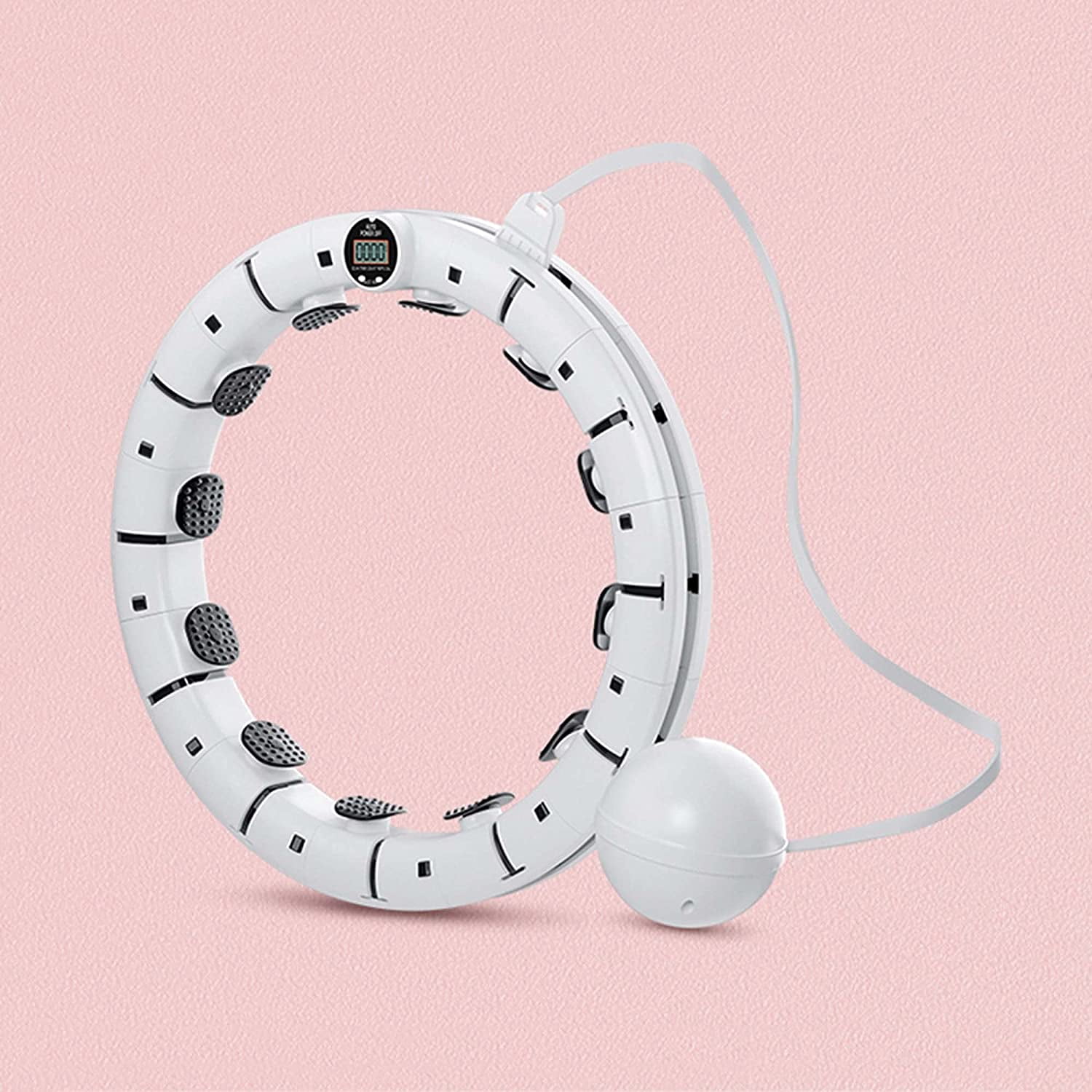 A Smart hula hoop, weighted hula hoop, 360° therapy massage