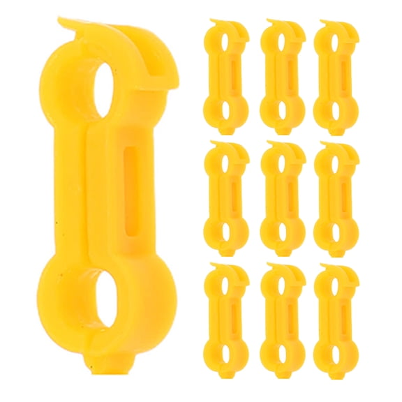 ADDHAT Yellow Bird Leg Support Bands PVC Adjustable for 10 Pcs Parrot Budgie Canary Accessories