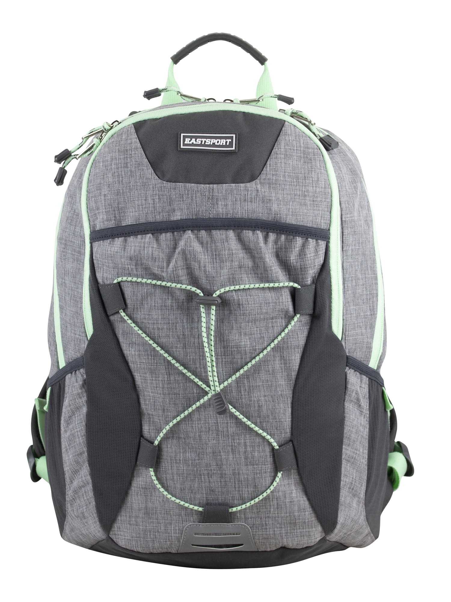 Eastsport Unisex Summit Bungee Backpack, Light Grey