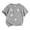 Grey, variant on Toddler Boys Halloween Shirt Ghost Bowknot Print Pumpkin Short Sleeve Casual Fashion Basic Summer Party Tee Tops Size 4-5T
