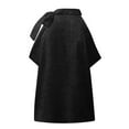 thumbnail image 6 of HOWPAY Womens T Shirts Sleeveless Loose Fit Crew Neck Basic Tee Tops Casual Letter Print Summer Lightweight Cozy Soft Baggy Y2K Streetwear Black L, 6 of 6