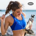 thumbnail image 5 of Yayeee 20oz Insulated Water Bottle Double Wall Stainless Steel with Flip Straw Lid, Baseball Pattern, 5 of 7