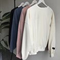 thumbnail image 3 of OUSITAID Hommes Sweat-Shirts à Manches Longues Col Rond Pull-Over Tunique Haut, 3 of 6