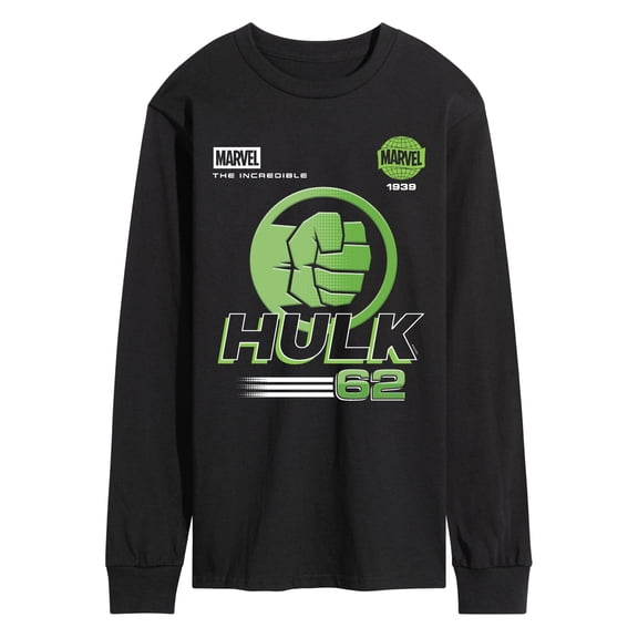 Marvel - The Hulk Jersey - Men's Long Sleeve Graphic T-Shirt