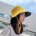 thumbnail image 1 of Sombrero de cubo plegable de doble cara para mujer y niña, visera de pescador, ala ancha Anti-UV, protector solar, Verano Fivean unisex, 1 of 2