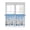 blue, variant on Half Window Curtains 24 Inches Long, Blue Ombre Butterfly Window Treatment Curtain Drapes, Pastoral Farmhouse Butterflies Short Curtains Tiers for Kitchen Over Sink, 27.5"x24", 2 Panels