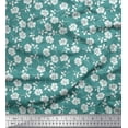 thumbnail image 1 of Soimoi Cotton Jersey Fabric Leaves & Floral Artistic Decor Fabric Printed Yard 58 Inch Wide, 1 of 1