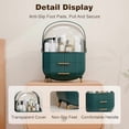 thumbnail image 2 of Makeup Organizers and Storage Make up Organizer for Vanity Cosmetics Skincare With Lid and Drawers Display Cases for Countertop Bathroom Women Teenager Girl Gifts(Dark Green), 2 of 6