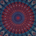 thumbnail image 3 of Tapiz mandala con diseño de pavo real de Bless International para colgar en la pared, 137 x 152 cm, 3 of 8