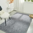 thumbnail image 5 of Arogan Super Soft Fluffy Area Rug For Living Room, Shaggy Carpet For Bedroom Nursery Room, 4'x5.3',Gray, 5 of 7