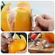 thumbnail image 3 of 1 Set 4 unids de acero inoxidable Peladores de naranja anillo ergonómico Peelers (plata), 3 of 5