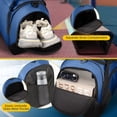 thumbnail image 4 of 25" Travel Duffle Bag with Shoe Compartment, 56L Overnight Bag for Gym Sport Travel,Blue - LX238, 4 of 6