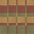 thumbnail image 1 of Ahgly Company Machine Washable Indoor Square Transitional Saddle Brown Area Rugs, 8' Square, 1 of 7