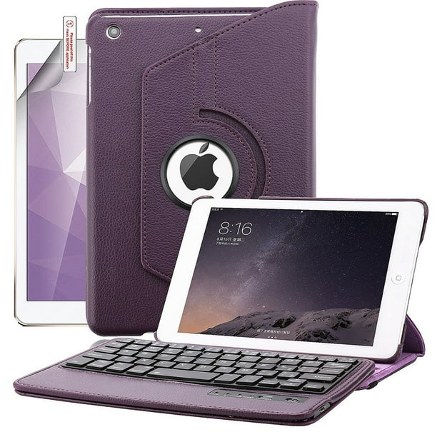 iPad Mini Keyboard Case, Boriyuan Detachable Wireless Bluetooth