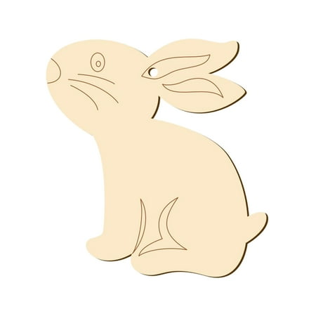 

Bunny Ornaments Ornaments Easter Easter Ornaments DIY Printed Wooden Wooden Eggs Printed Easter Home Decor Light Garland Plug in