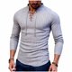 thumbnail image 2 of Ceisia Men's Gradient Printed Casual Elastic Sports Round Neck Active Top Gift, 2 of 7