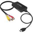 thumbnail image 1 of RCA to HDMI converter, composite to HDMI adapter supports 1080p Pal/ntsc A Fiis, 1 of 5